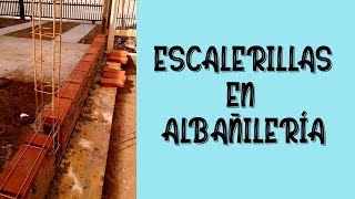 Cálculo de escalerilla en albañilería