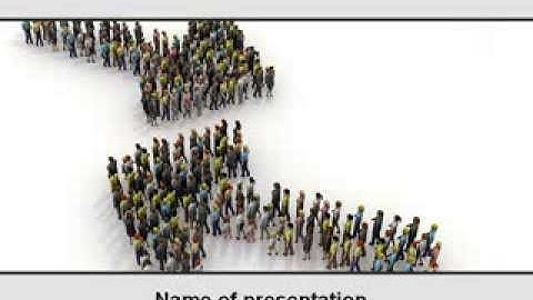 Moving Crowd PowerPoint Template by PoweredTemplate.com