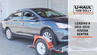 Loading a 2013-2025 Nissan Sentra On a U-Haul Tow Dolly