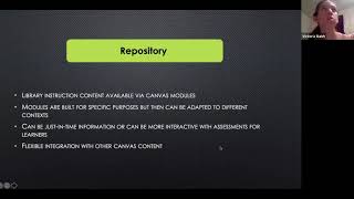 How does the library fit into Canvas?