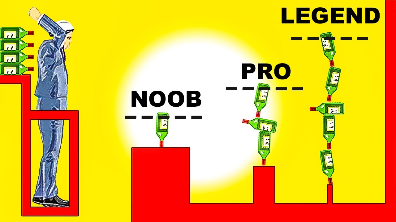 i completed this legendary 0.001% bottle stack challenge and this ...