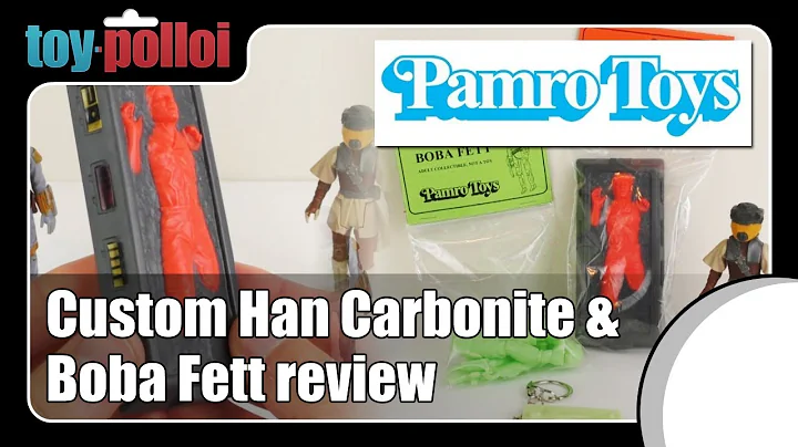 Custom Figure Review - Star Wars Glow in the Dark Han Solo in Carbonite and Boba Fett - Toy Polloi