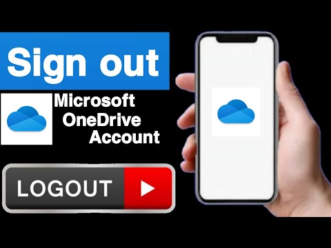 How to sign out microsoft onedrive account||Sign out onedrive account||OneDrive account logout