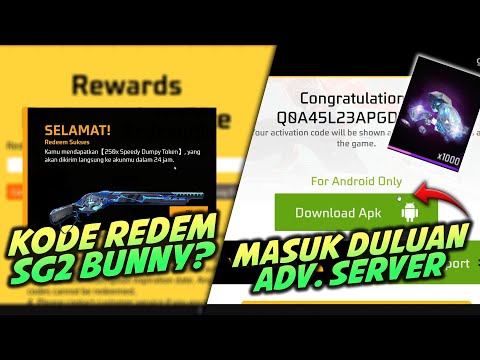 KODE REDEEM SPESIAL SG2 BUNNY !!! DOANLOAD ADVANCE SERVER SEKARANG BEGINI CARANYA