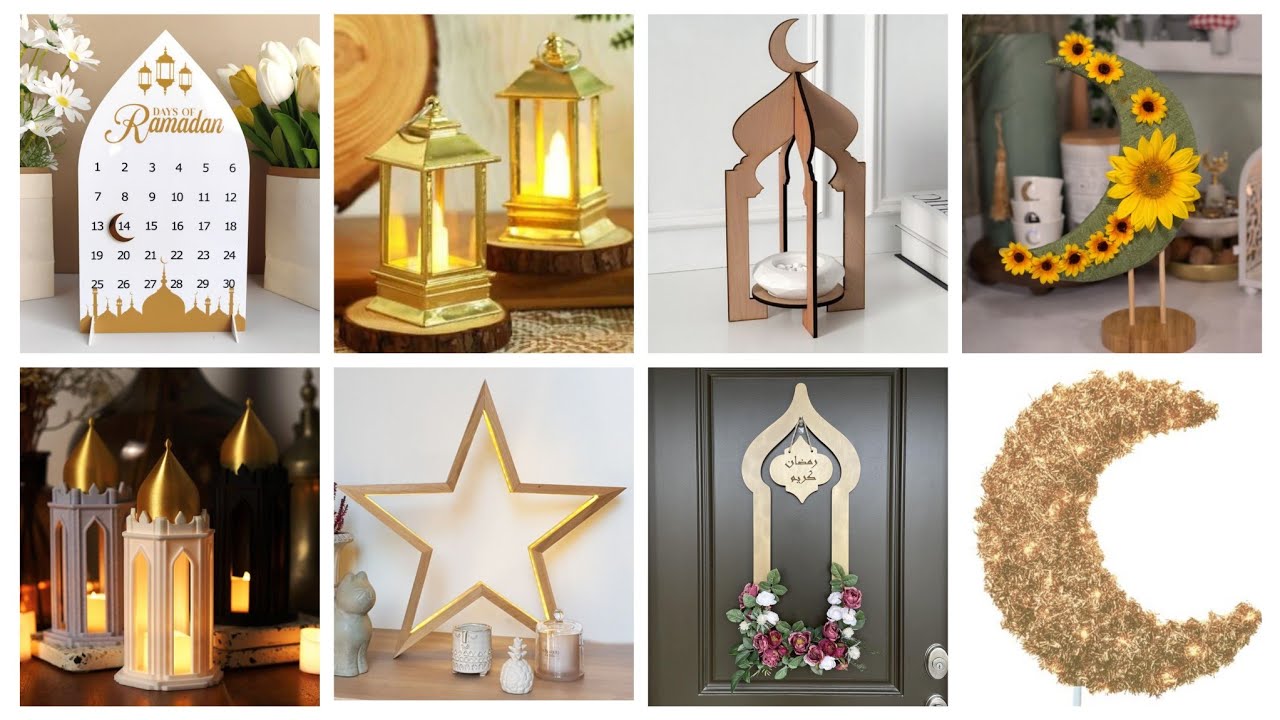 أفكار ✨لزينة رمضان 🌙بطريقة بسيطة باشياء  موجودة عندك #diy #deco #craft #ideas رمضان#ramadan