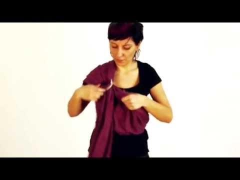 Montarea slingului cu inele. Putting on the ring sling