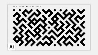 Random Maze Pattern | Ai 2023