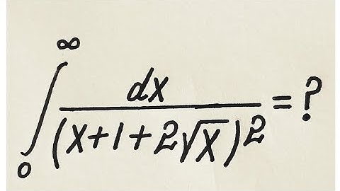 A Very Beautiful Integral From United States 🇺🇸 || MIT Integration Bee Qualifying Exam 