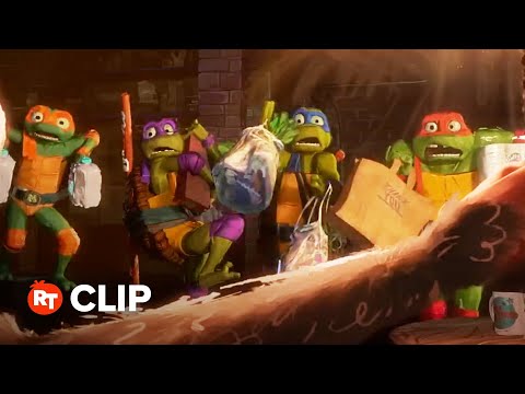 Teenage Mutant Ninja Turtles: Mutant Mayhem Comic-Con Movie Clip - Sneaking In (2023)