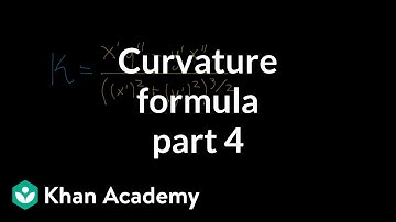 Curvature formula, part 4