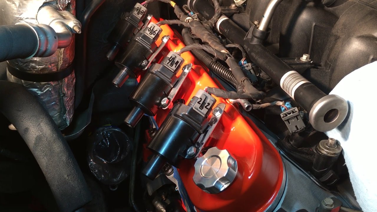 tall holley valve covers ls motor comp roller rockers rebuild vid