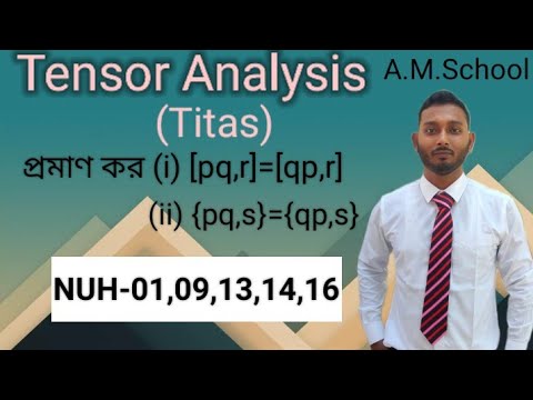 Tensor Analysis (Hon's 4th year).Chapter-02. - YouTube