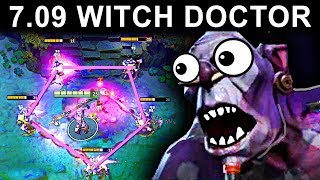 NEW WITCH DOCTOR PATCH 7.09 DOTA 2 NEW META GAMEPLAY #26 (CARRY WITCH DOCTOR)