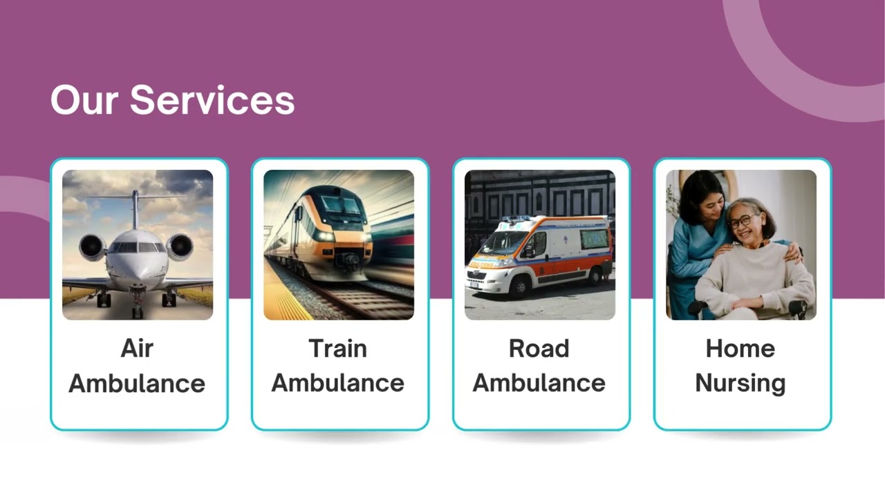 Take Panchmukhi Train Ambulance Service  Patna and Ranchi with Life Support Medical Devices