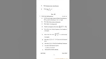 BSc 2nd Semester Core 3 Previous Year Question | CBCS Odisha #differentialequations #shorts