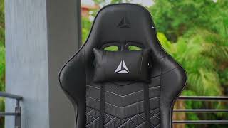 Black + White Gaming Chair