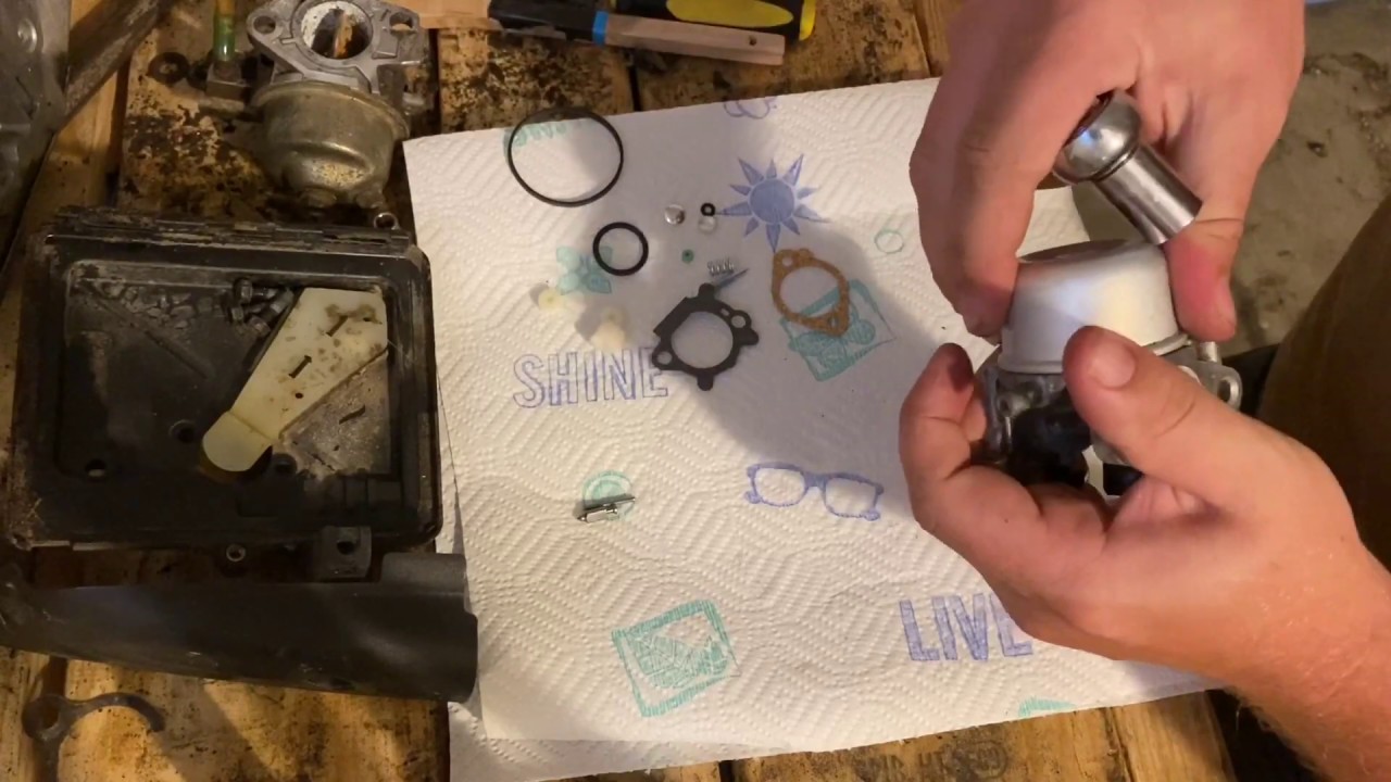 Briggs and Stratton carburetor rebuild YouTube