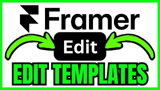 How To EDIT Framer Templates (QUICK & EASY) 2026