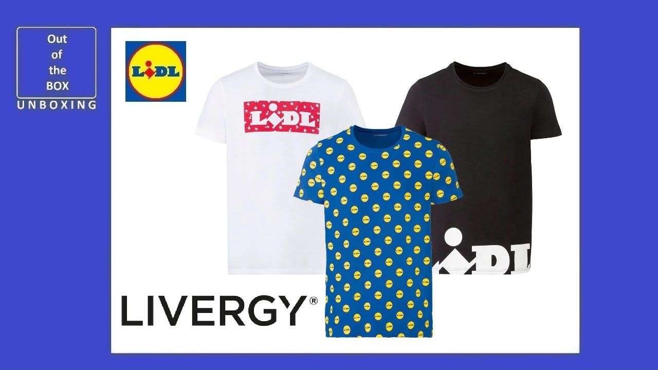 SHORT Presentation LIVERGY® Men's cotton T-shirt from the LIDL collection,  1 piece - YouTube