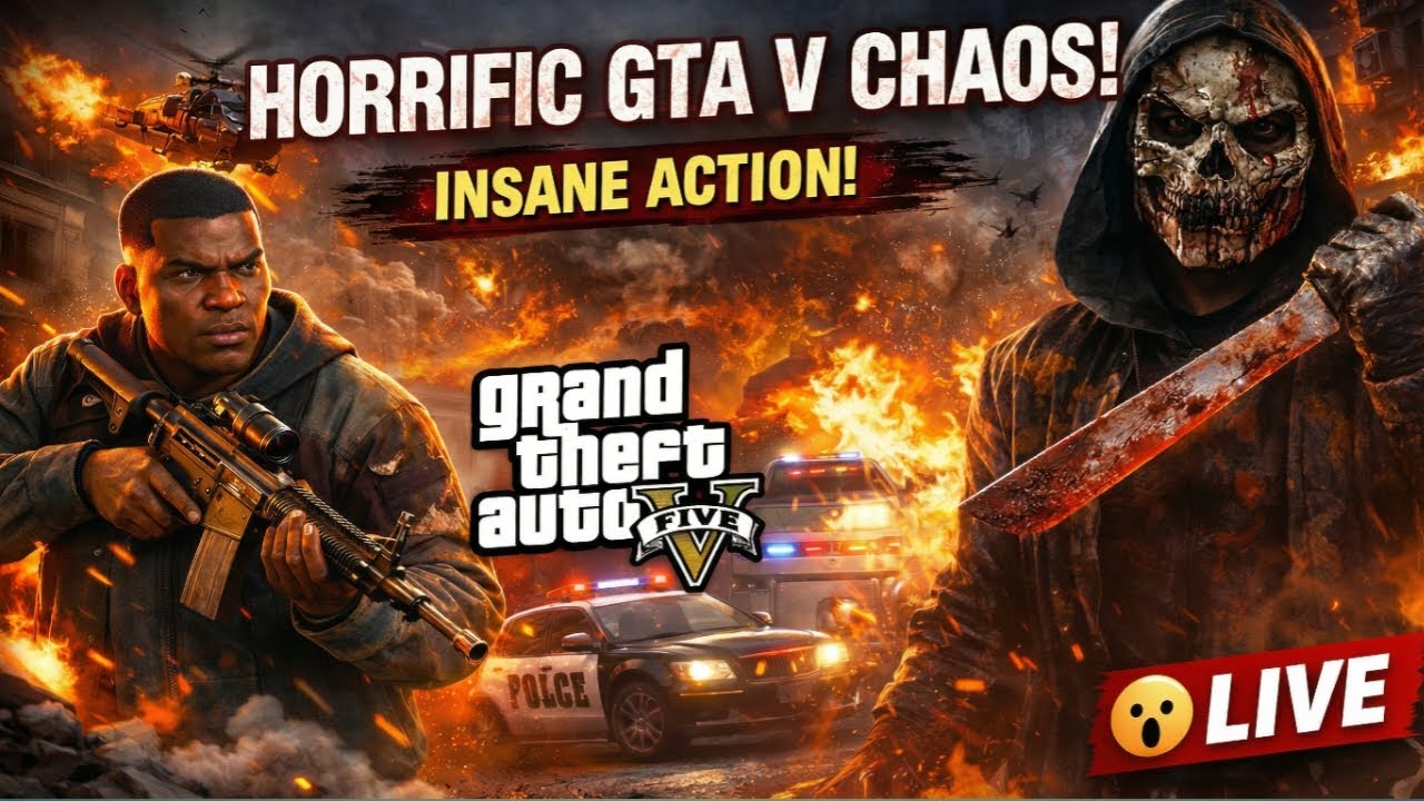Franklin Unleashed! 🔫💥 Full City Chaos | GTA V LIVE Gameplay PAT 5