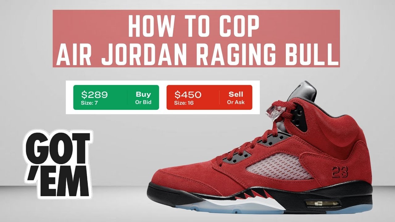 raging bull 5s size 7