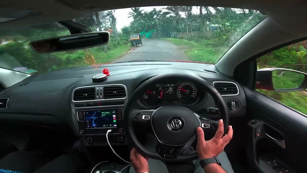Lovely POV of driving Polo in Wayanad | 4k HDR