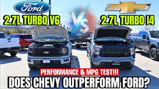 2024 Ford F150 2.7L Turbo V6 VS Chevy Silverado 2.7L Turbomax MPG & 060 Test: Is Chevy Better?