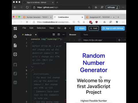 How to submit code when we are using CodeSandbox!