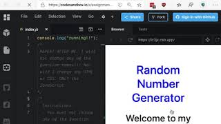 How to submit code when we are using CodeSandbox!