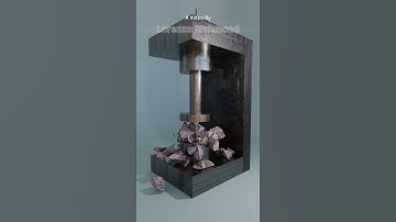 Hydraulic Press vs Stone Cone. Blender Fracture Simulation(Part 26 of 30)@LorenzocRichmond#blender