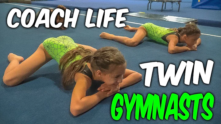 Coach Life: 9 Year Old TWIN Gymnasts| Rachel Marie