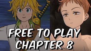 Free To Play Chapter 8 Playthrough - Unlocking Level 80?! - Seven Deadly Sins: Grand Cross Global