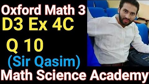 D3 Ex 4C Q10 in urdu|Oxford math 3 7th edition Ex 4C Q10|Standard Form|Math Science Academy|SirQasim