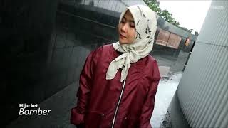 Jaket Hijab Bomber Flowink
