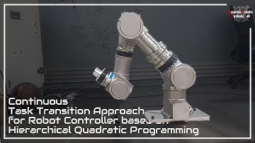 Continuous Task Transition Approach for Robot Controller based on Hierarchical Quadratic Programming