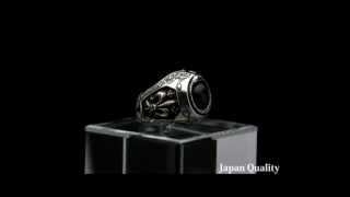 シルバーカレッジリング　ロイヤルネクロカレッジリング カスタム スペクトロライト