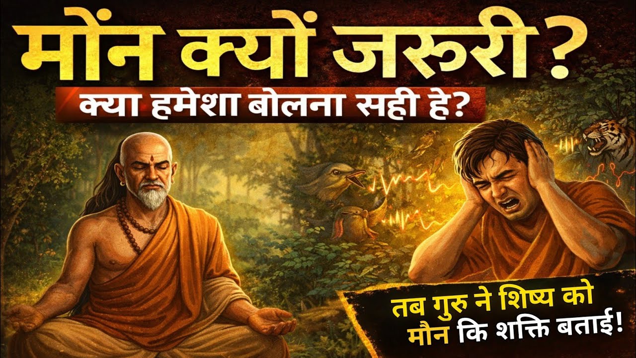 😡कम बोलने की आदत डालो! | (power of silence) | sanyasi mahatma motivational story