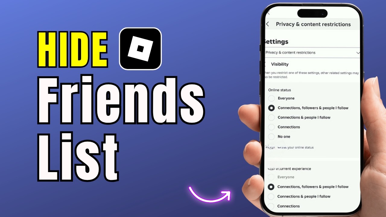 How To HIDE FRIENDS LIST On ROBLOX | Roblox Privacy 2026 - YouTube