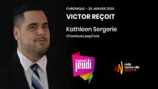 Kathleen Sergerie Chroniqueuse Radio à Fraîchement Jeudi, 102,3 FM.