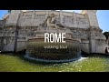 Rome  italy  walking tour 4k