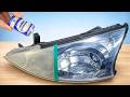 Restore Old Headlights to New in 1 Minute with Old Batteries &mdash; A Smart Idea
