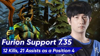 NATURE'S PROPHET SUPPORT 7.35 by FY | Dota 2 Pro Gameplay