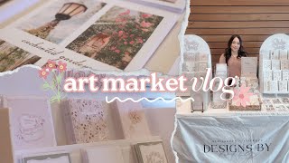 my second art market as a stationery + sticker shop owner  quincy hall, downtown minneapolis