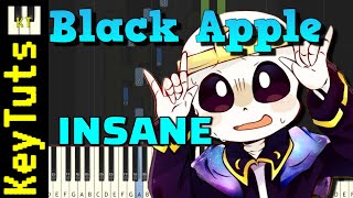 Black Apple by NyxTheShield [Underverse] - Insane Mode [Piano Tutorial] (Synthesia)