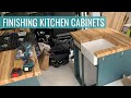 Finishing Kitchen Cabinets! Ram ProMaster Van Build Conversion - Episode 18 | Jason Klunk