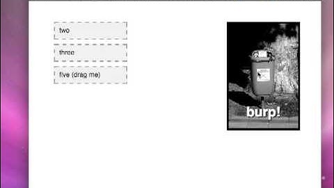 HTML 5 & friends: Drag & Drop demo