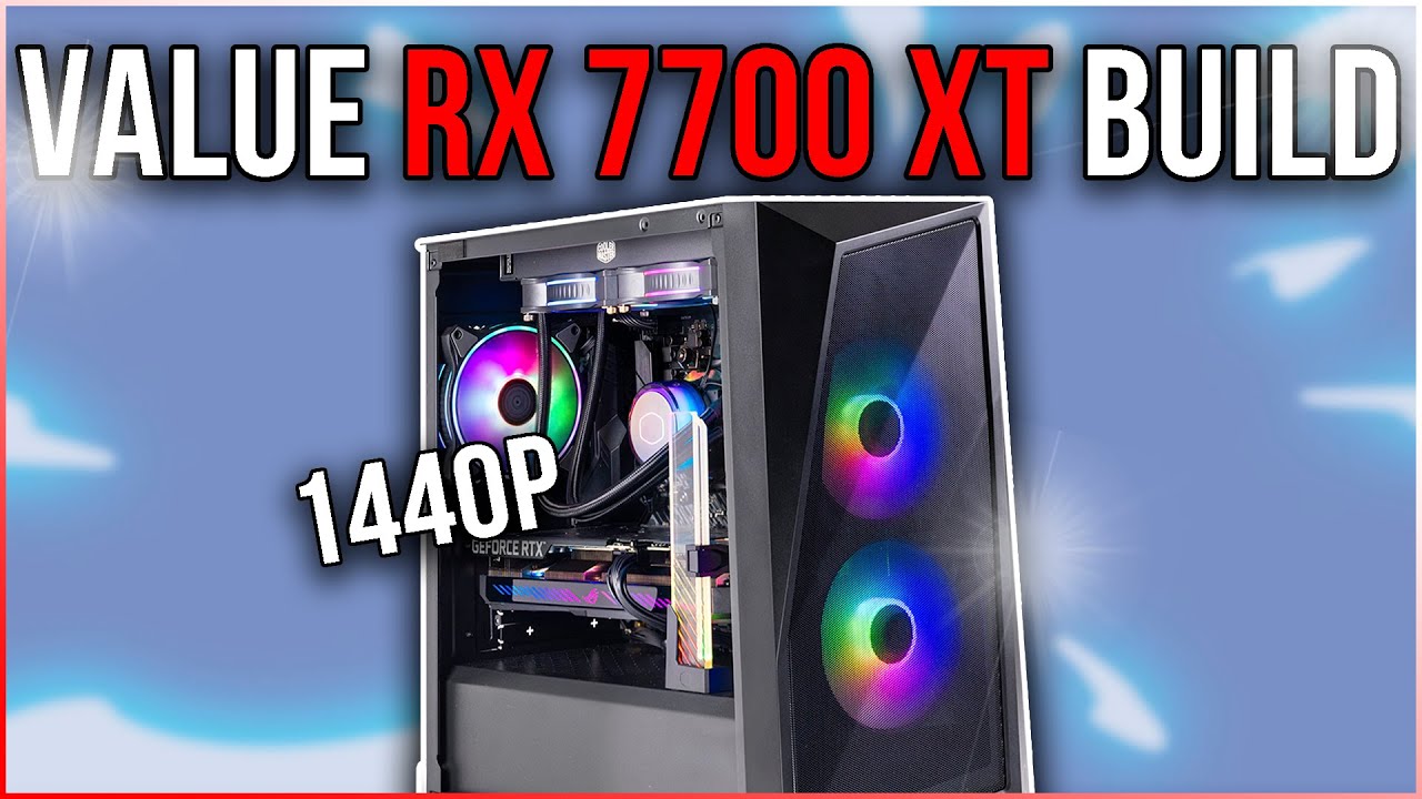 Best VALUE *NEW* RX 7700 XT 1440p Resolution Gaming PC Build ️ - YouTube