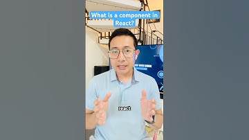 What is a component in React?