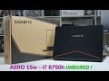 Gigabyte AERO 15  i7 8750H youtube review thumbnail