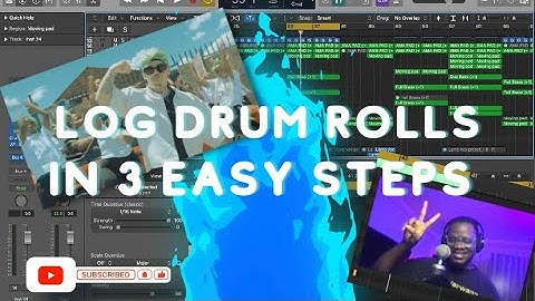 Log Drum Rolls In 3 Easy Steps | Logic Pro X